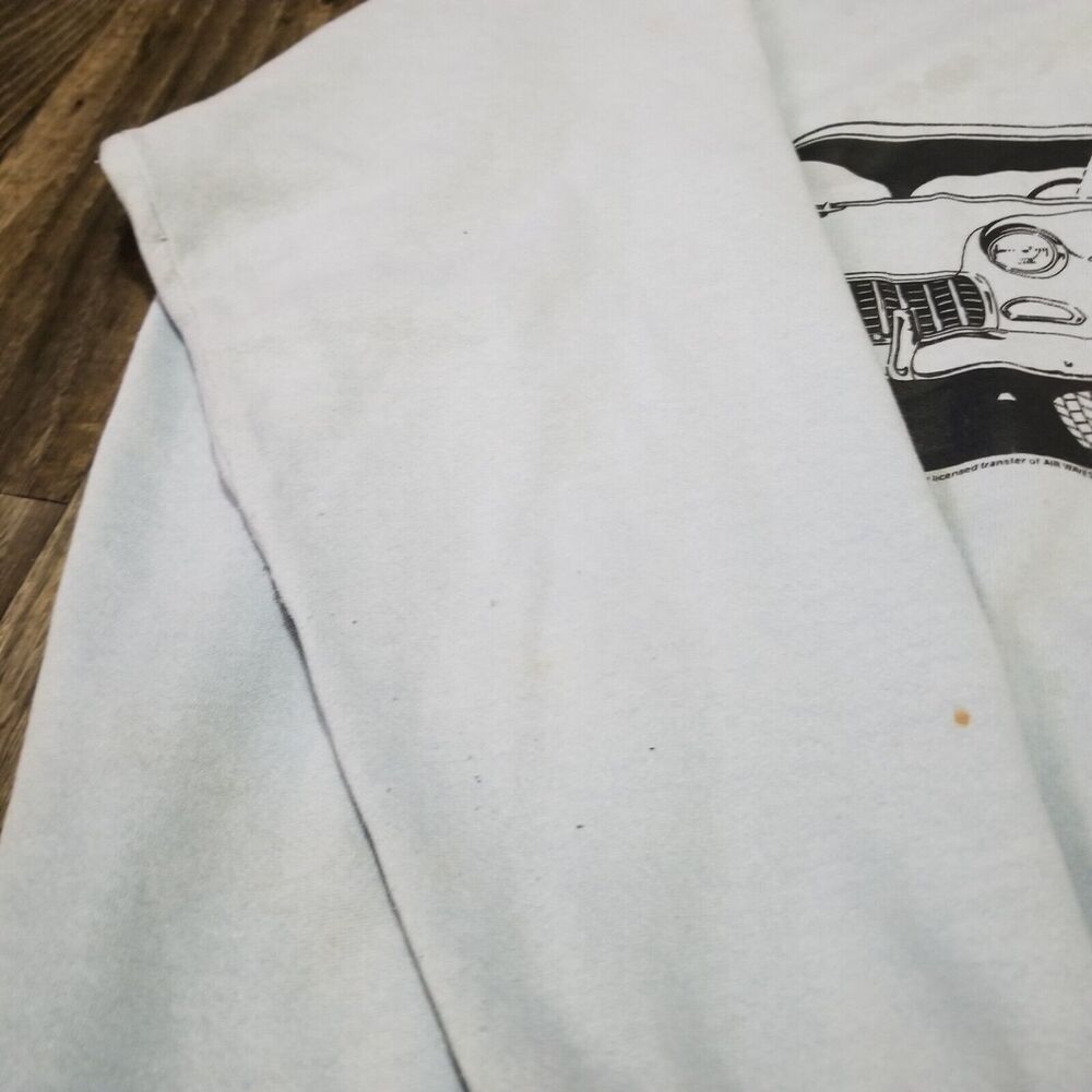 Vintage 80s Chevrolet 1955 Chevy Bel Air Sweatshirt Size XXXL Platinum T's 1986 - Picture 11 of 16
